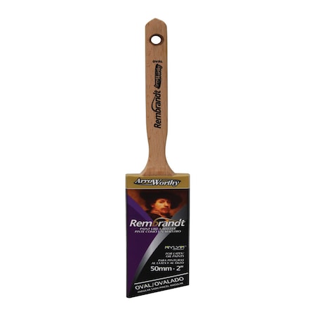 Arroworthy ArroWorthy Rembrandt 2 in. Semi-Oval Angle Paint Brush 6420 2